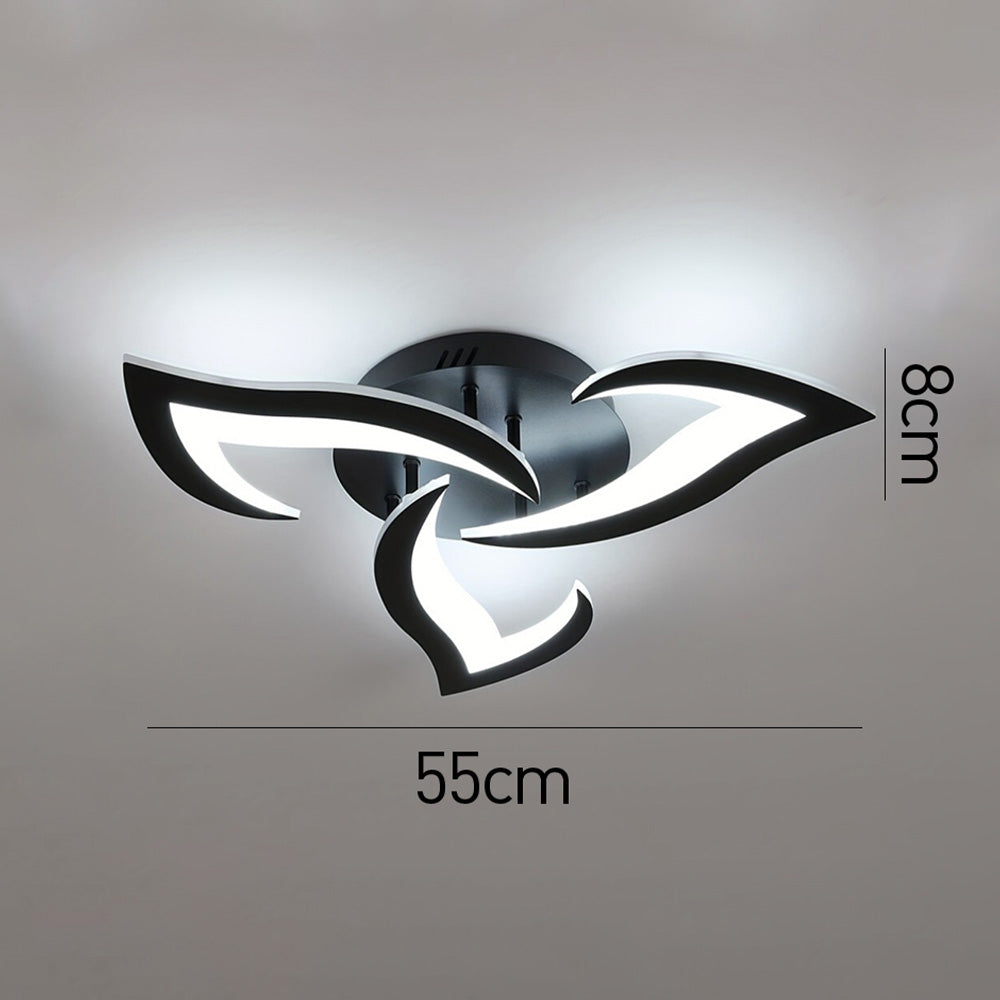 Floravyn - Contemporary Flower Shape Iron LED Ceiling Light