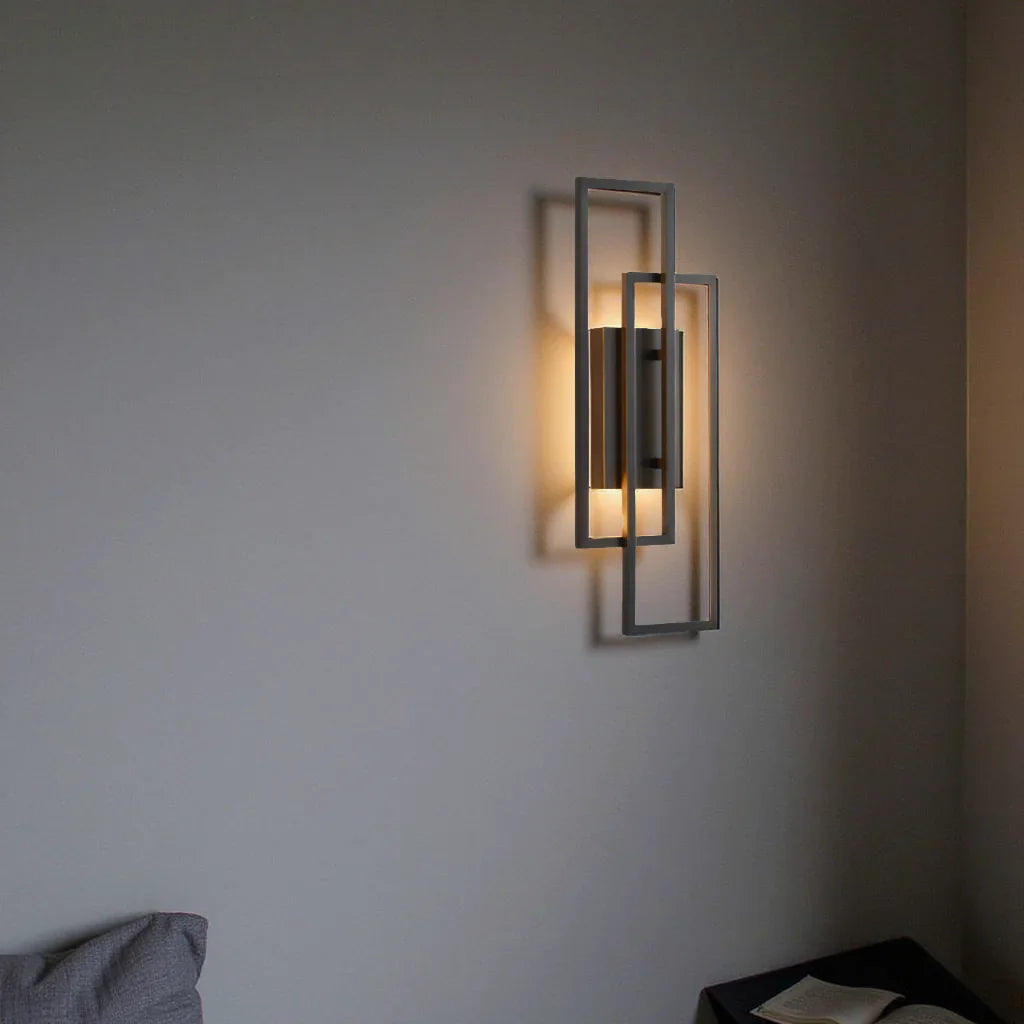 Virexo – Lampe Murale LED Géométrique Rectangulaire