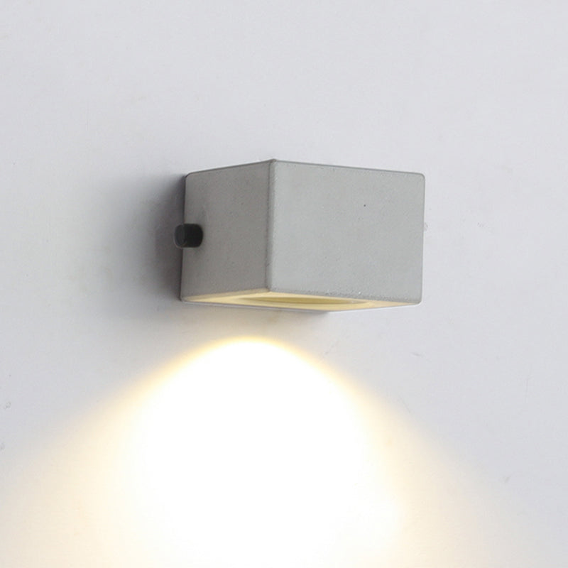 Cravell - Minimalist Cement Square Outdoor Wall Light