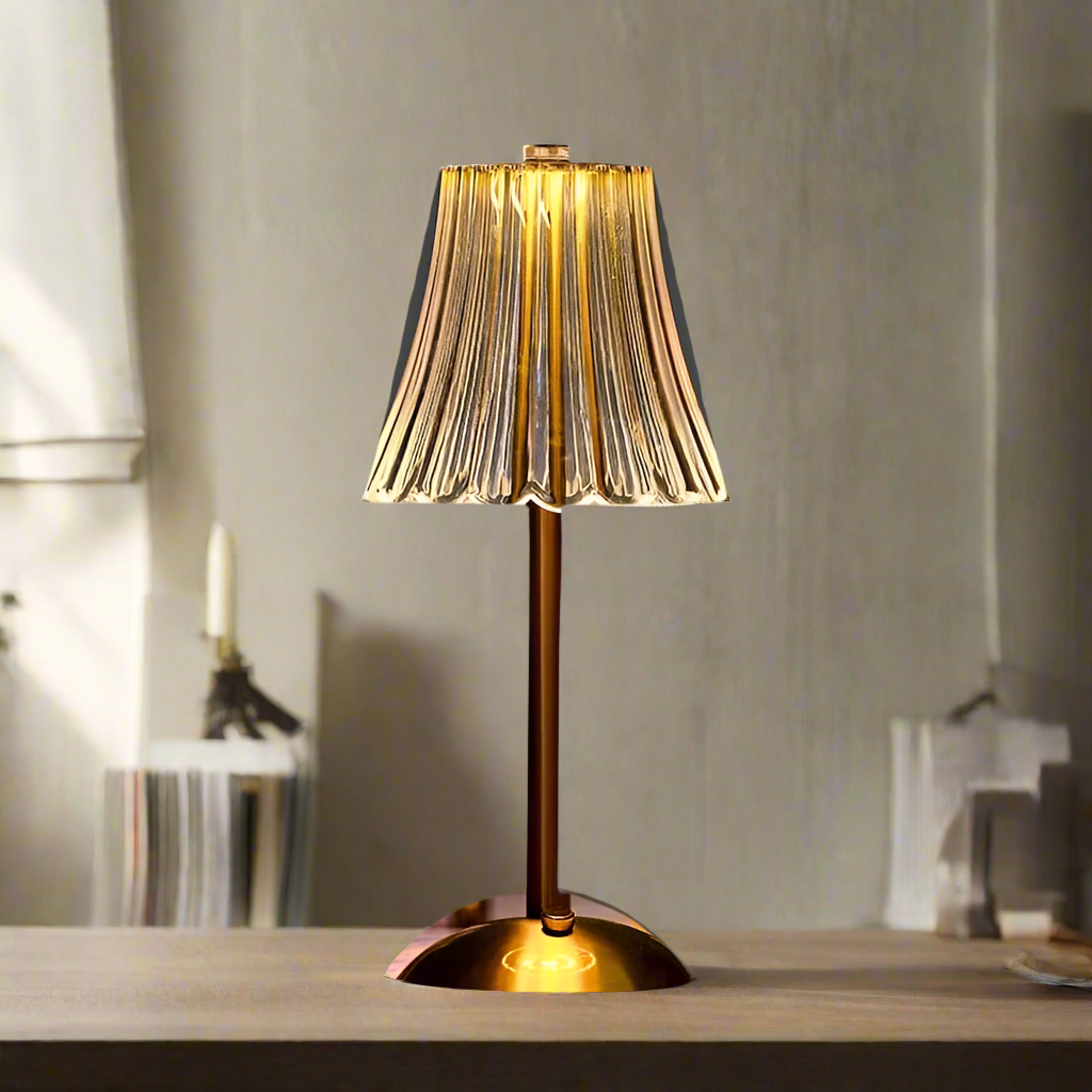 Glavien – Bezdrátová LED stolní lampa ve starobylém stylu s motivem houby