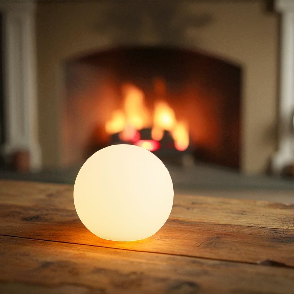 Lunoré – Trådløs LED Globe Moon Bordlampe