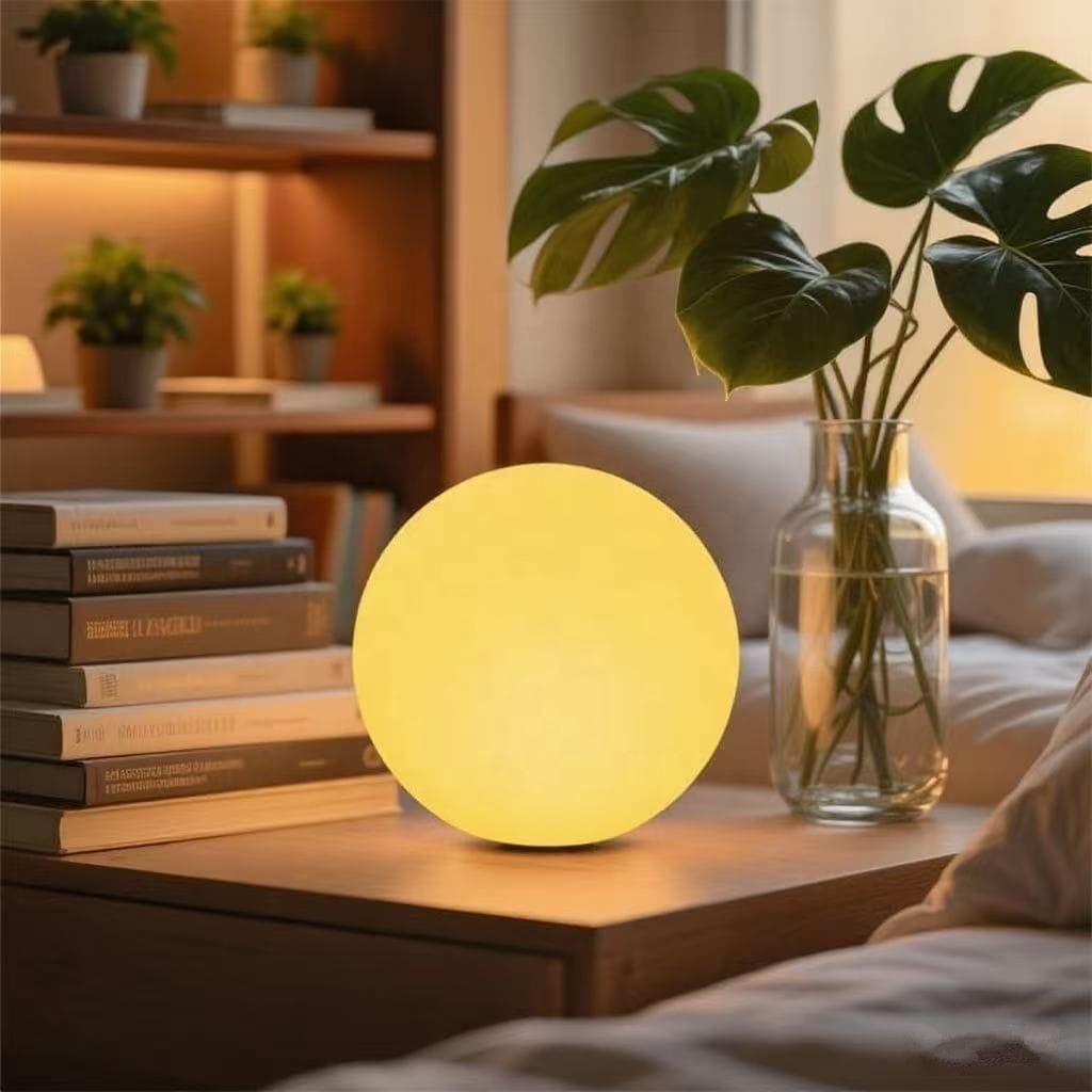 Lunoré – Trådløs LED Globe Moon Bordlampe
