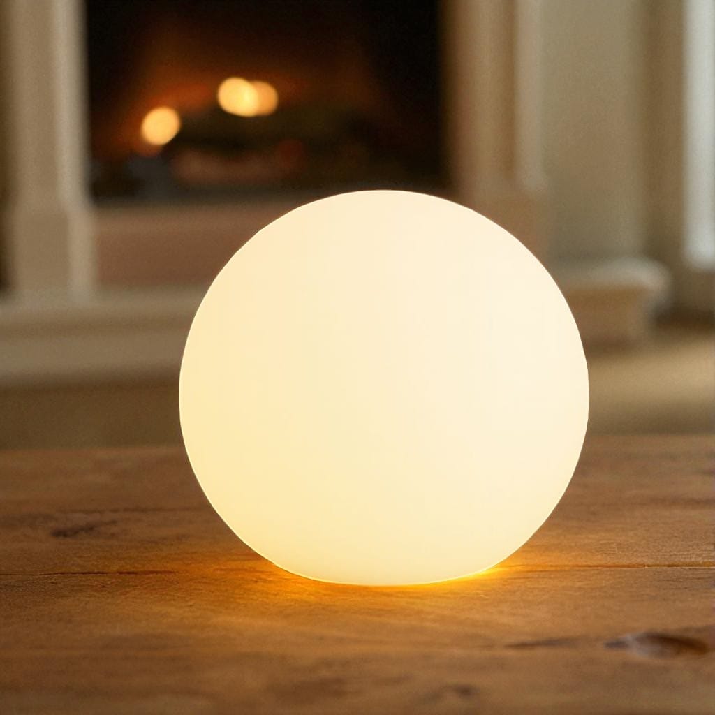 Lunoré – Trådløs LED Globe Moon Bordlampe