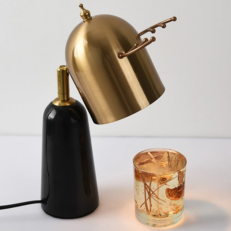 Vaelric - Északi Szarvasagancs Vas Márvány Olvadó Viasz Asztali Lámpa