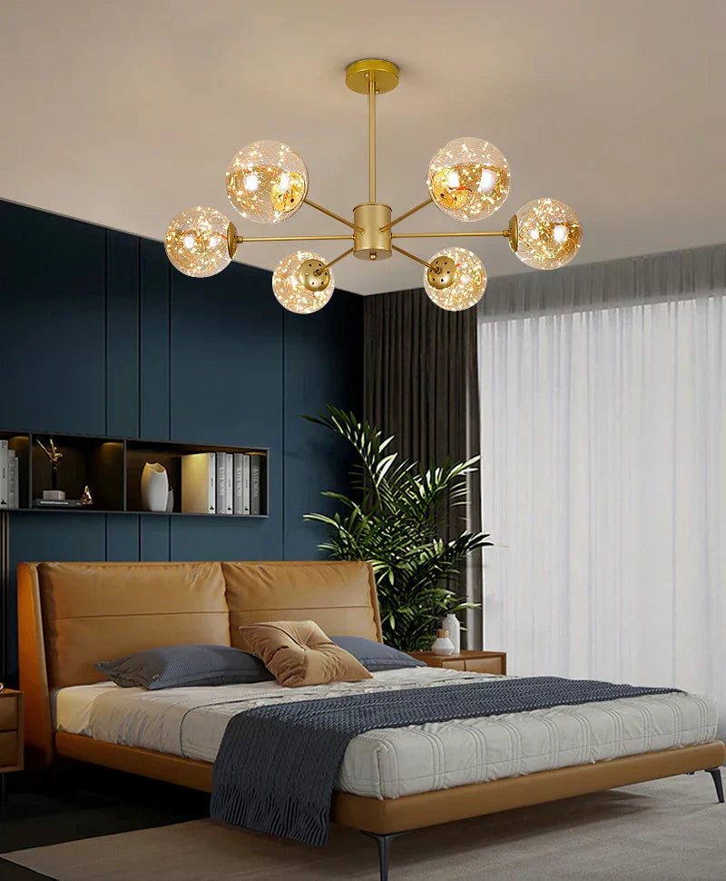Aurellien – Modern Glass Globe Cluster Chandelier