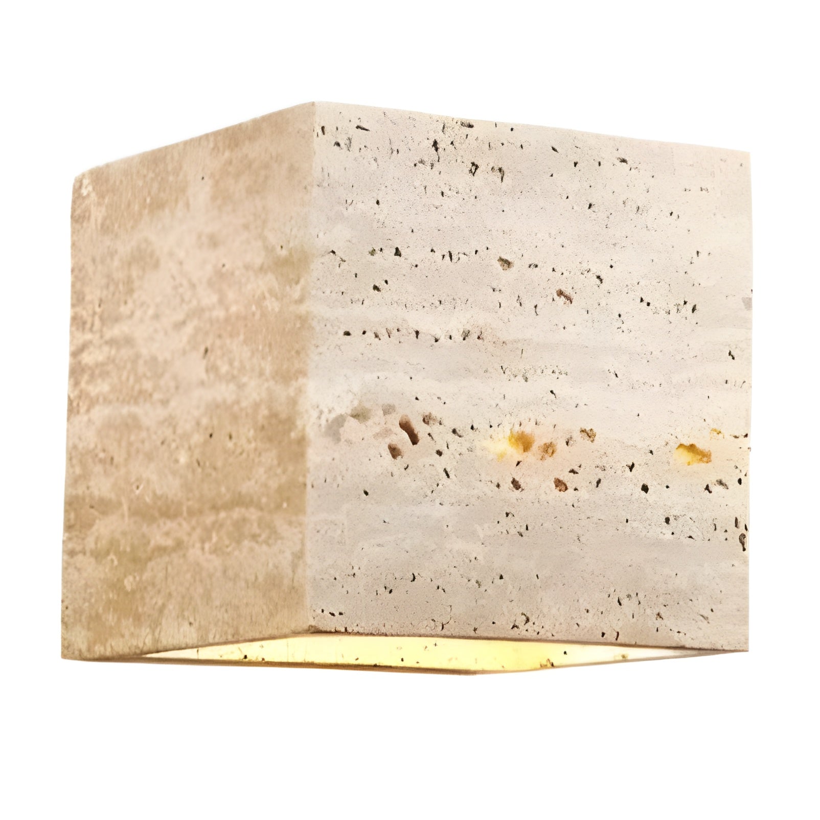 Terravix – Travertine Stone Minimalist Outdoor LED Wall Light