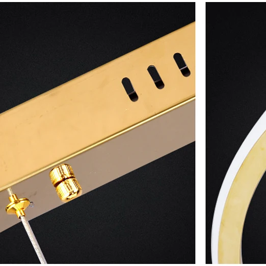 Torayne – Lampadario rotondo in acciaio inox con LED