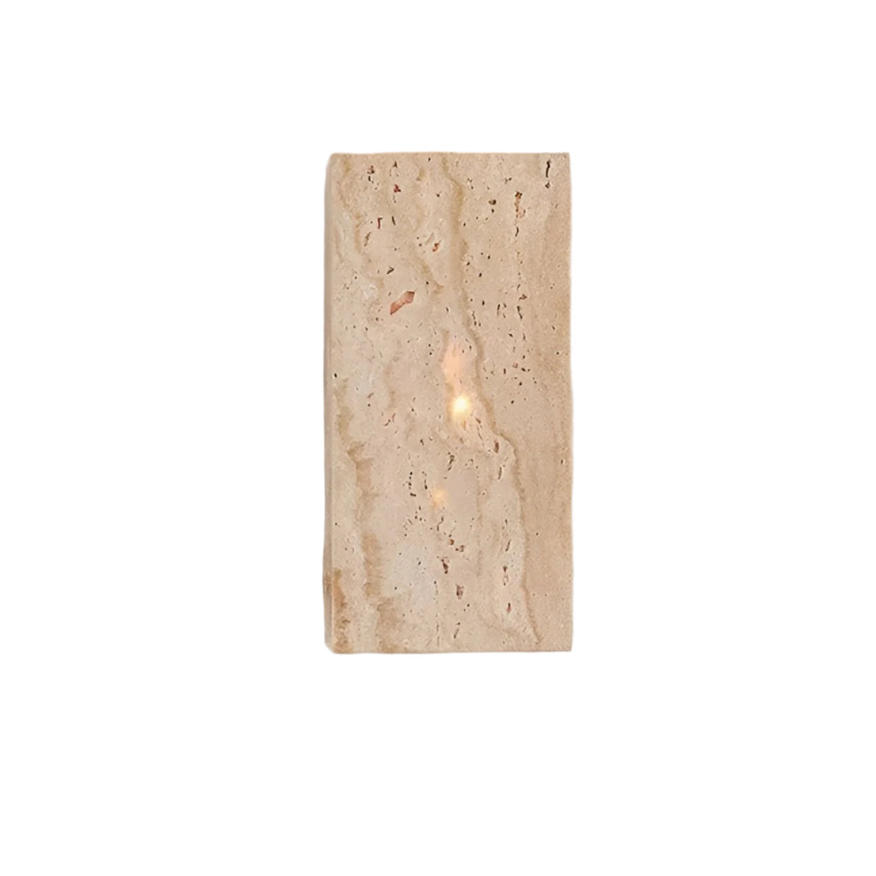 Terravix – Travertine Stone Minimalist Outdoor LED Wall Light