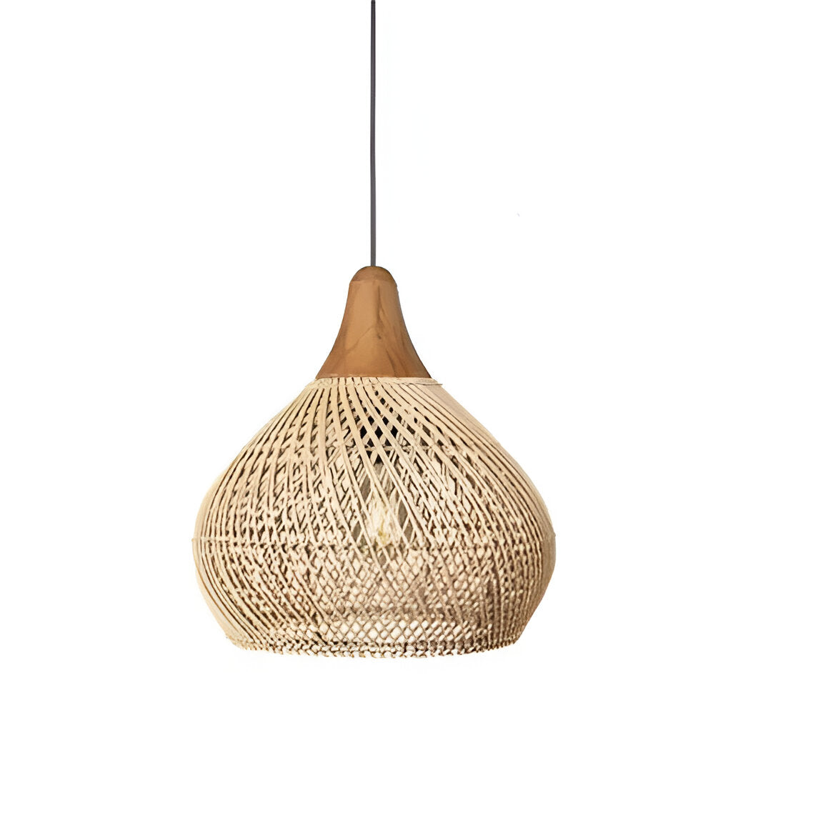 Zavaya - Boho Style Rattan Pendant Light