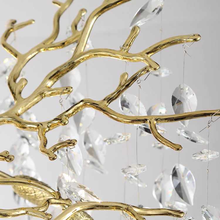 Virellux – Lámpara de araña moderna de cristal de lujo