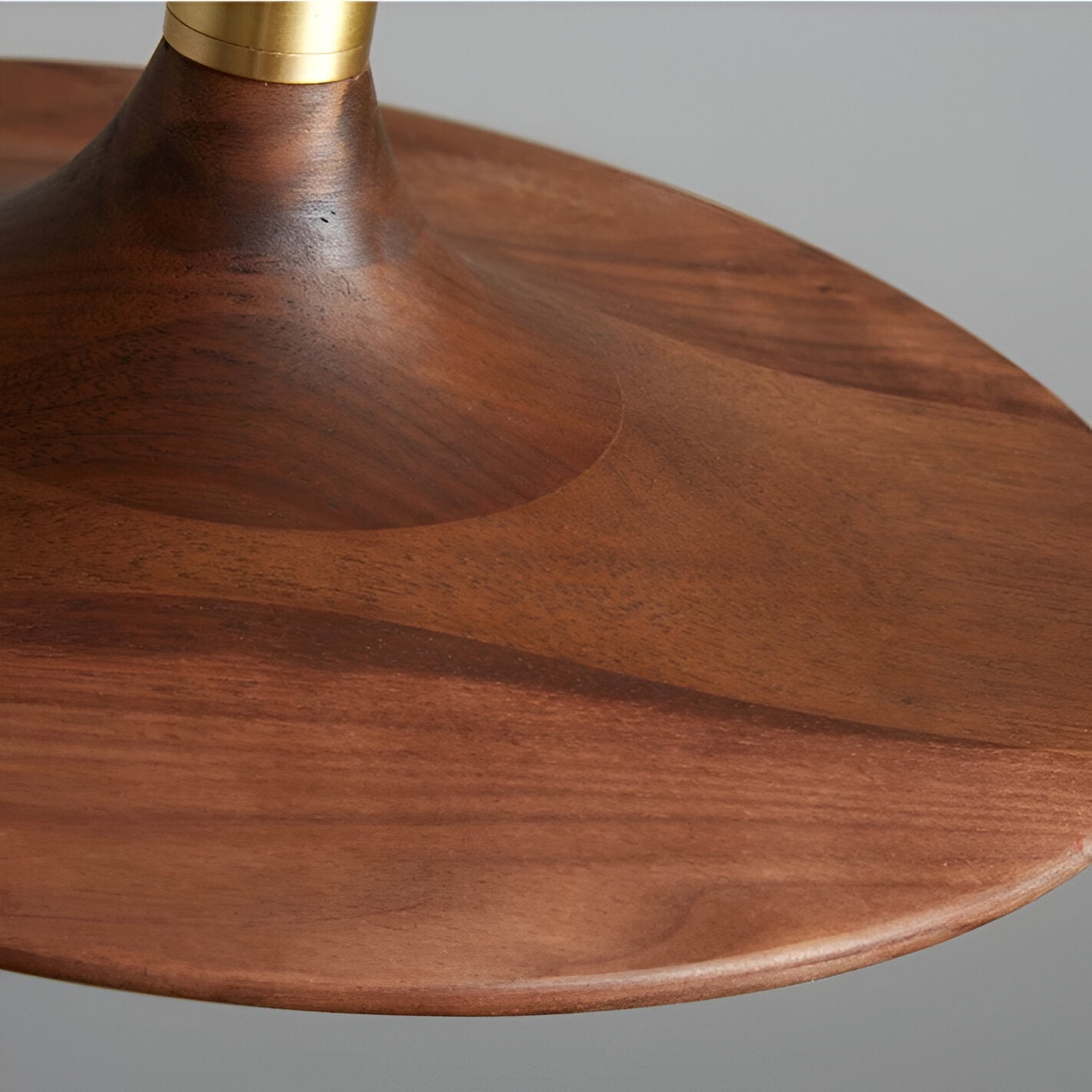 Drayven - Nordic Style Walnut-Finish Iron Pendant Light