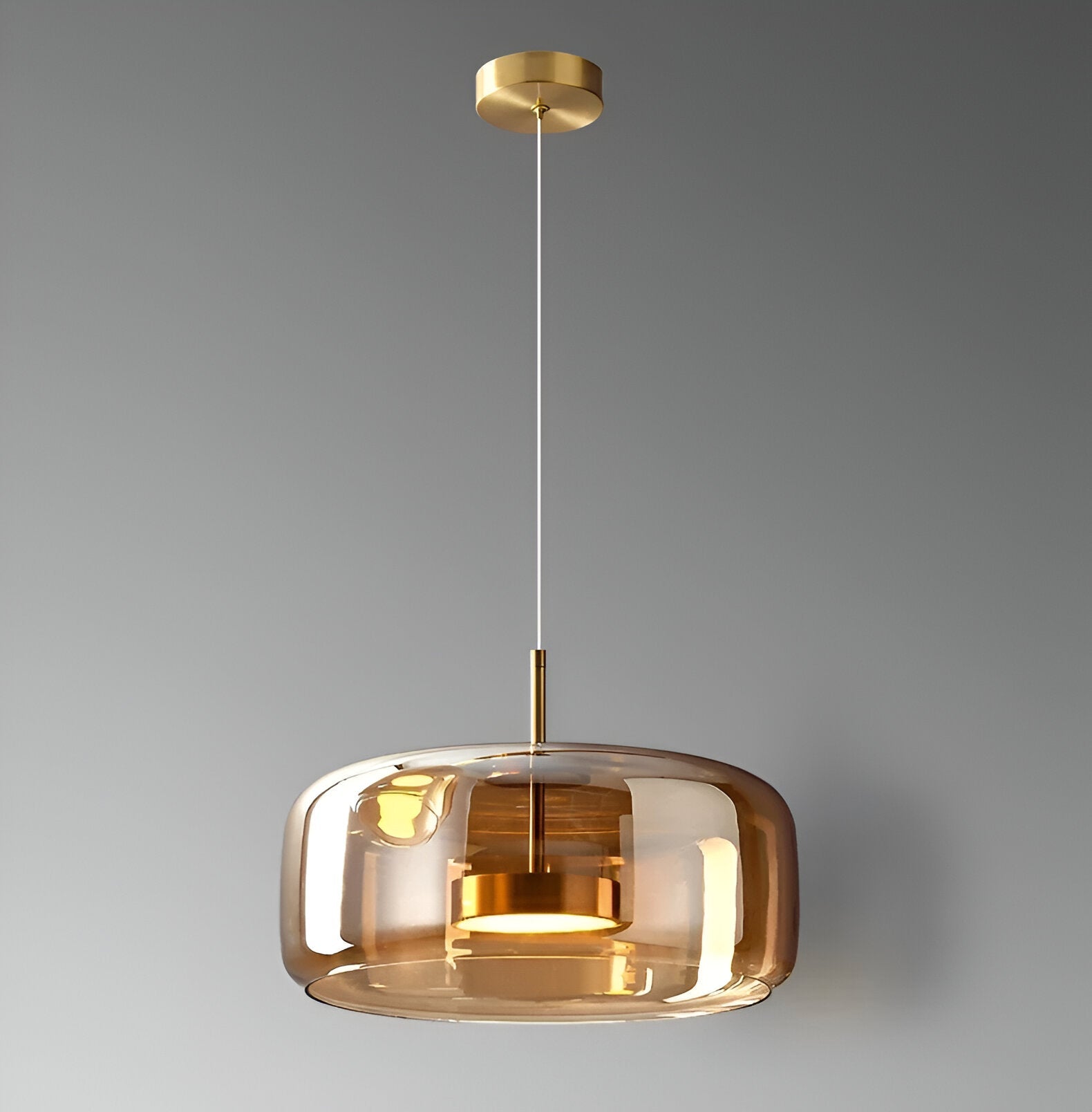 Vetrail - Retro Modern Glass LED Pendant Light