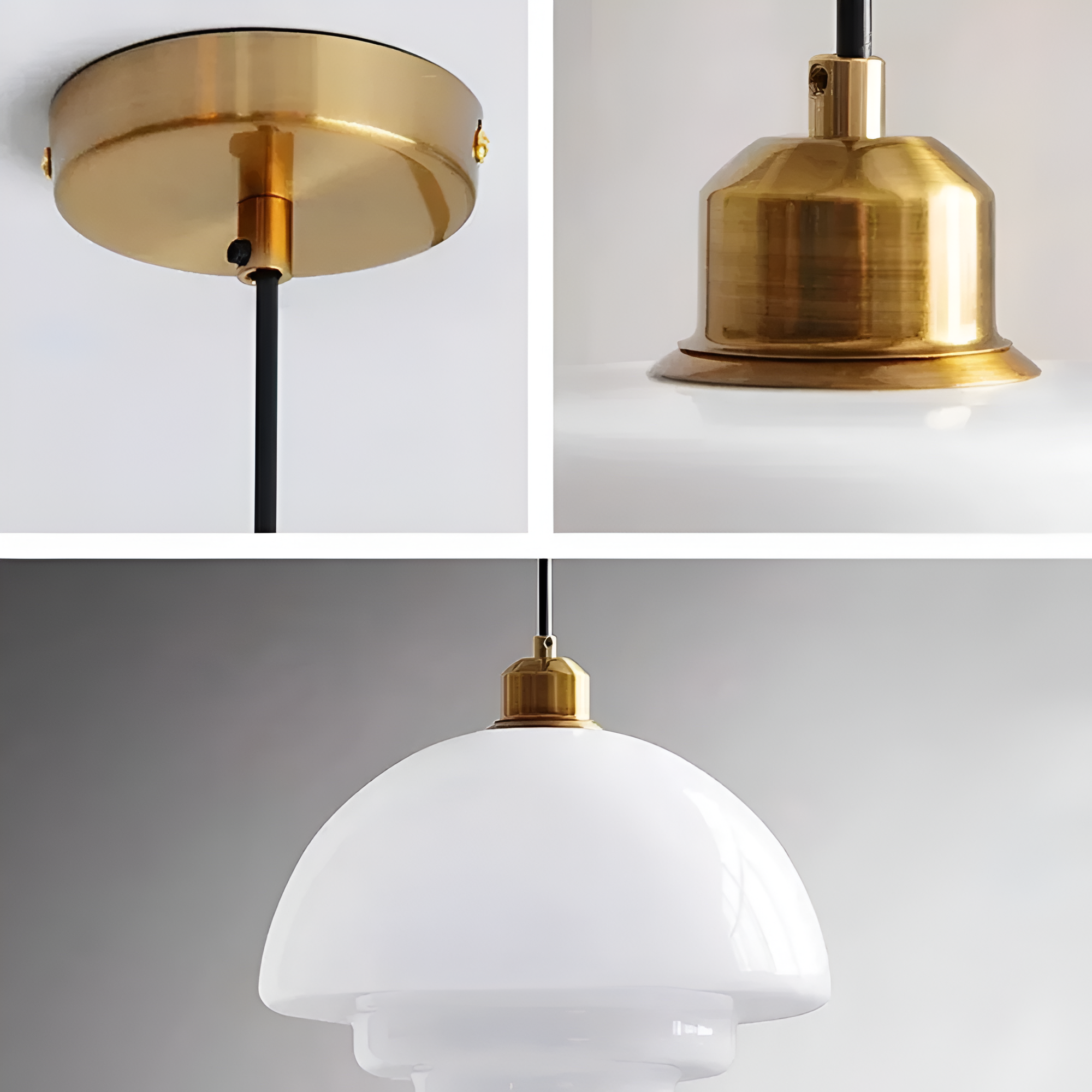 Caelis - Art Deco Glass Pendant Light