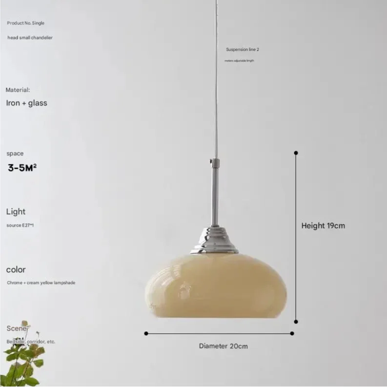 Nyvora - Kunstnerisk Lagdelt Glas Loftslampe
