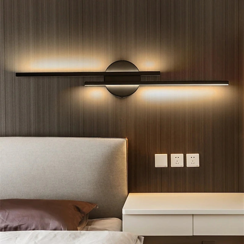 Vellano – Modern LED fali lámpa, iker lineáris dizájn