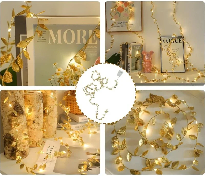 Liorow – Golden Leaf LED String Lights