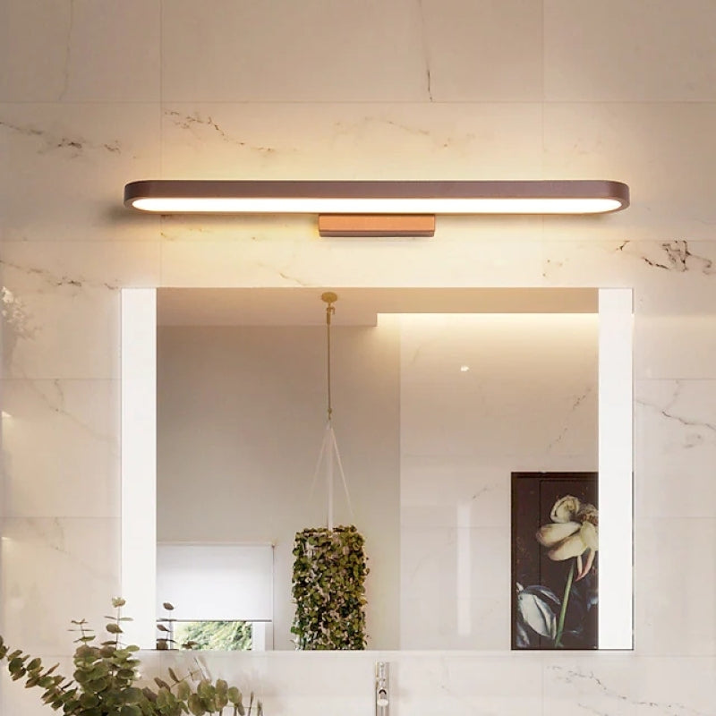 Verano – Modern Wall Light, Linear Design, Coffee Colour