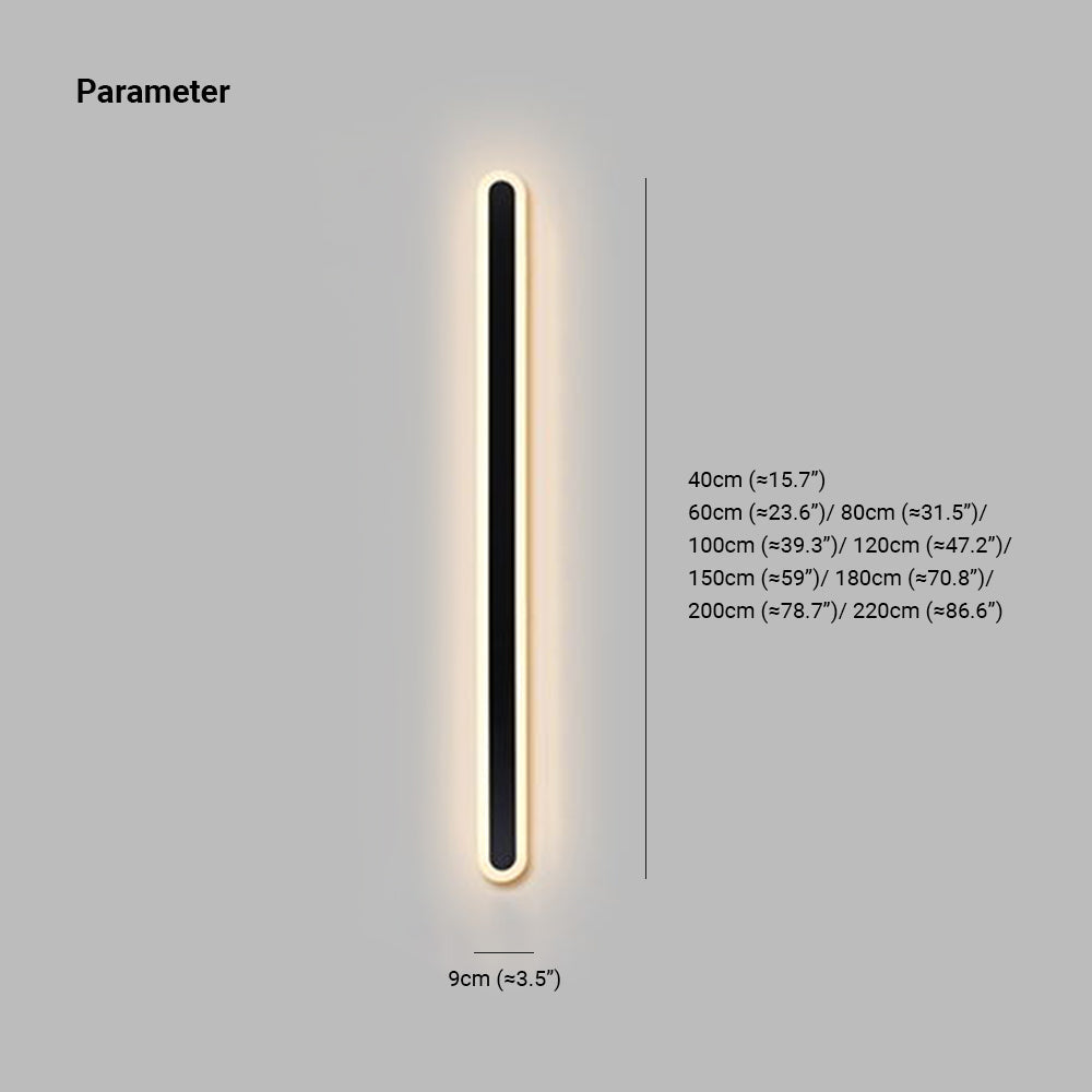 Melysian – Applique murale LED linéaire dimmable pour extérieur