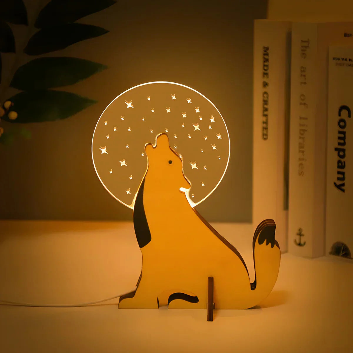 Glowtelle - Lampada da comodino per bambini