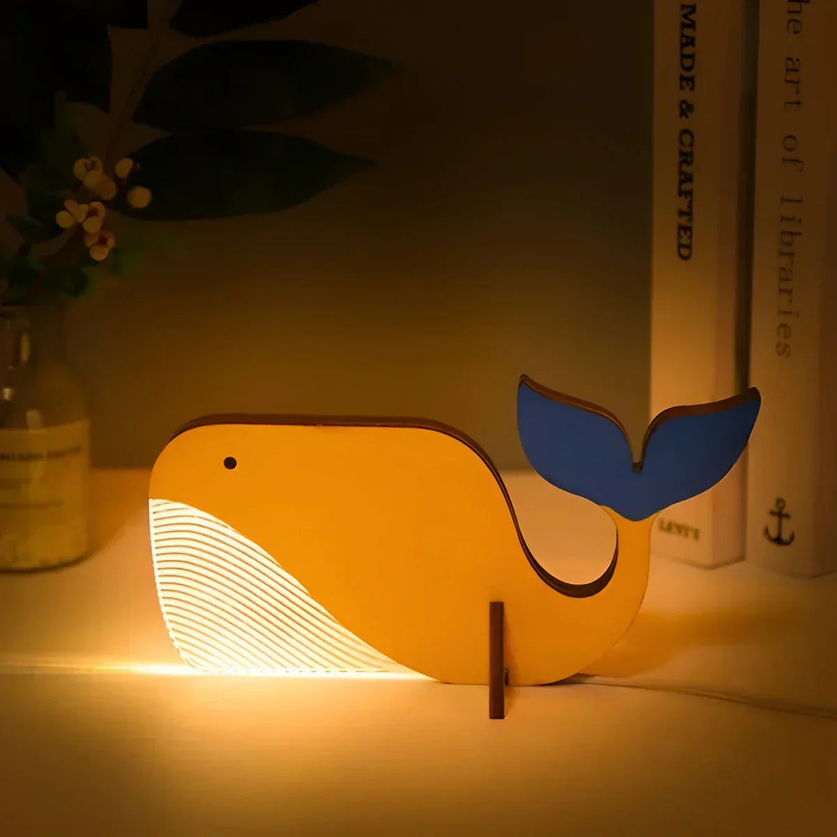 Glowtelle - Lampada da comodino per bambini