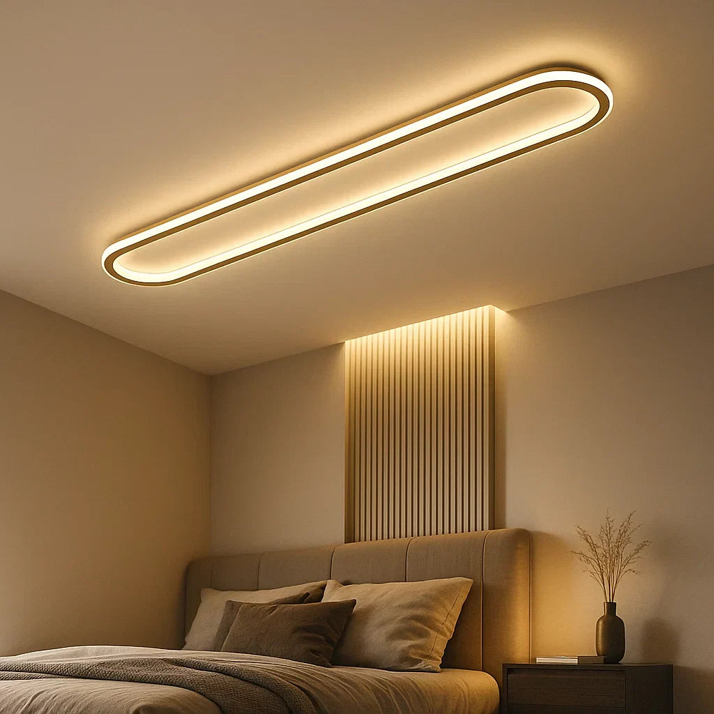 Lunavel – Oválné LED stropní svítidlo do chodby