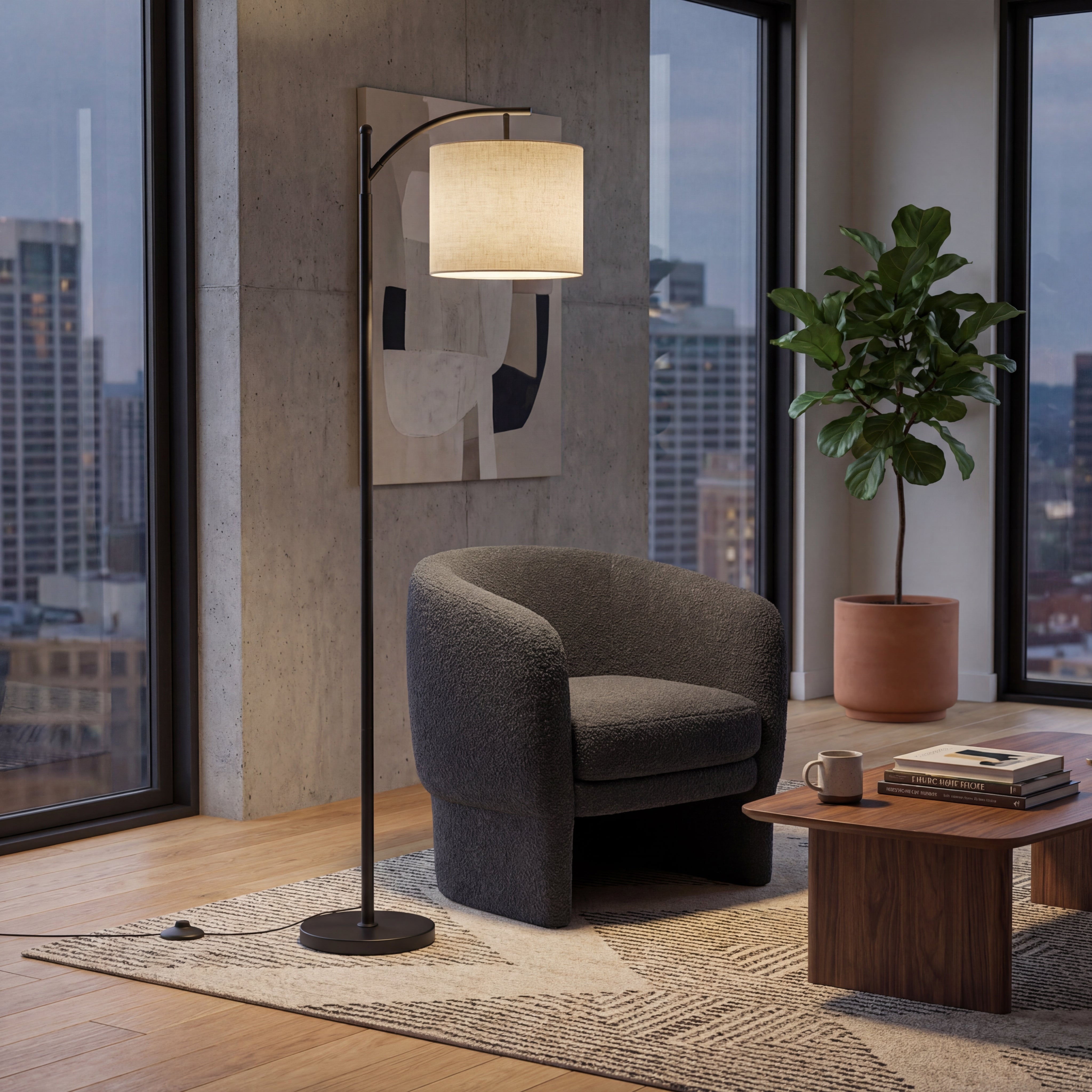 Auralis – chytrá Bluetooth LED stojací lampa s nastavitelným ambientním světlem