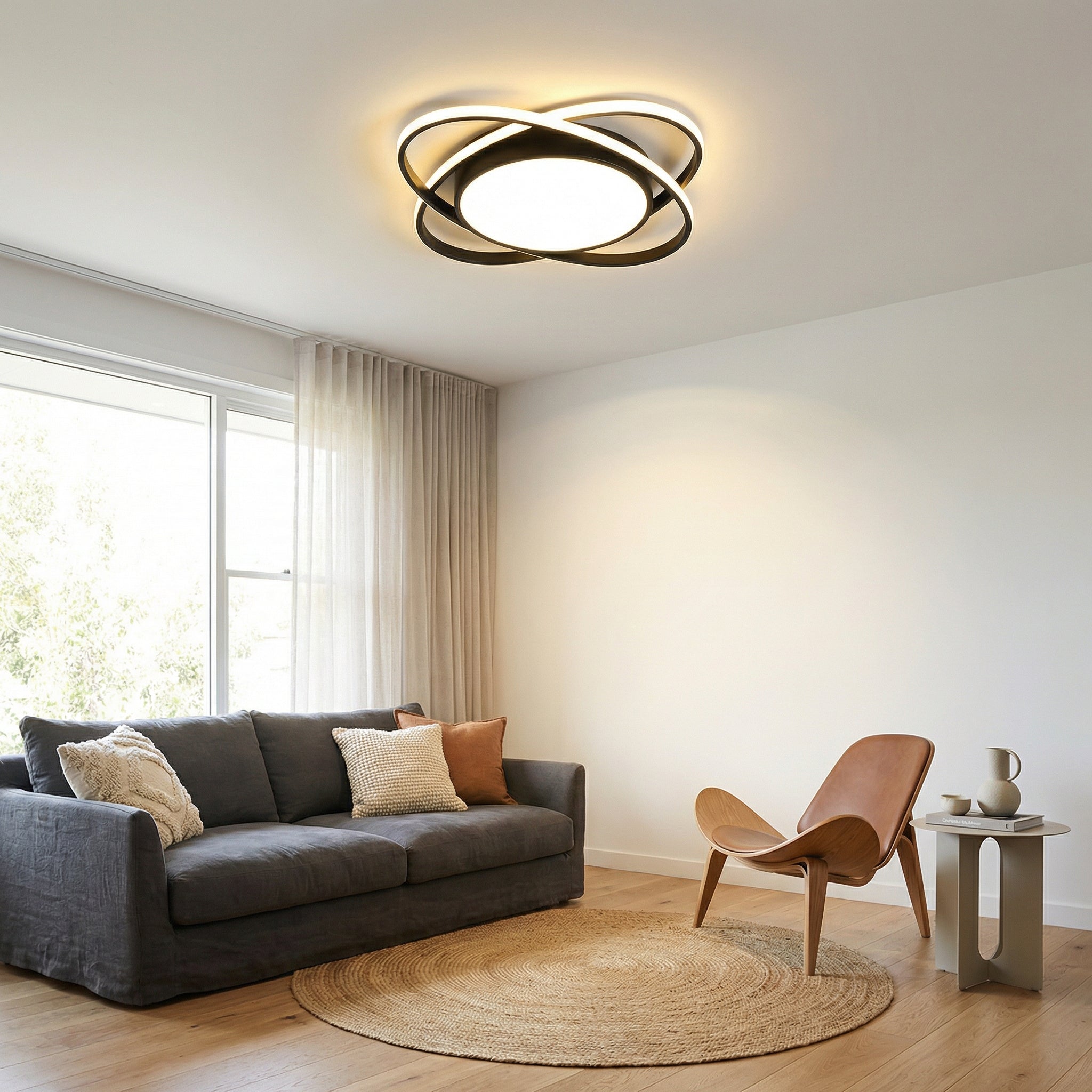 Astryra – Φωτιστικό Οροφής LED με Αστέρι σε Σχήμα Δαχτυλιδιού