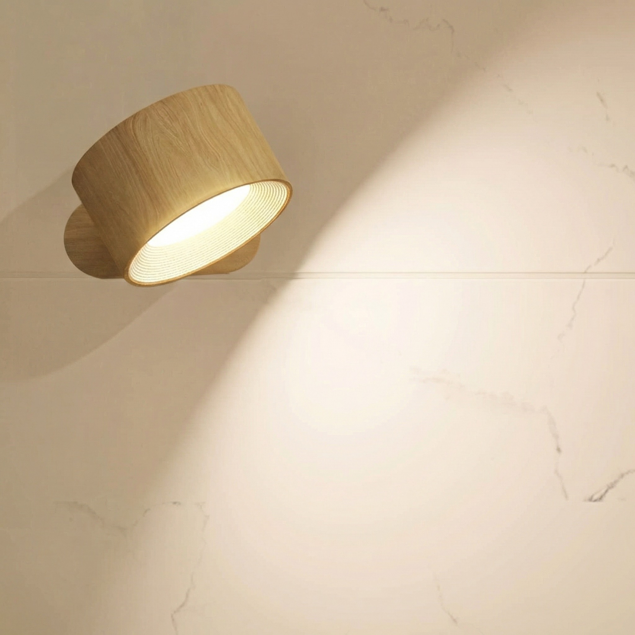Neliora - Lampe murale LED magnétique rotative à 360°