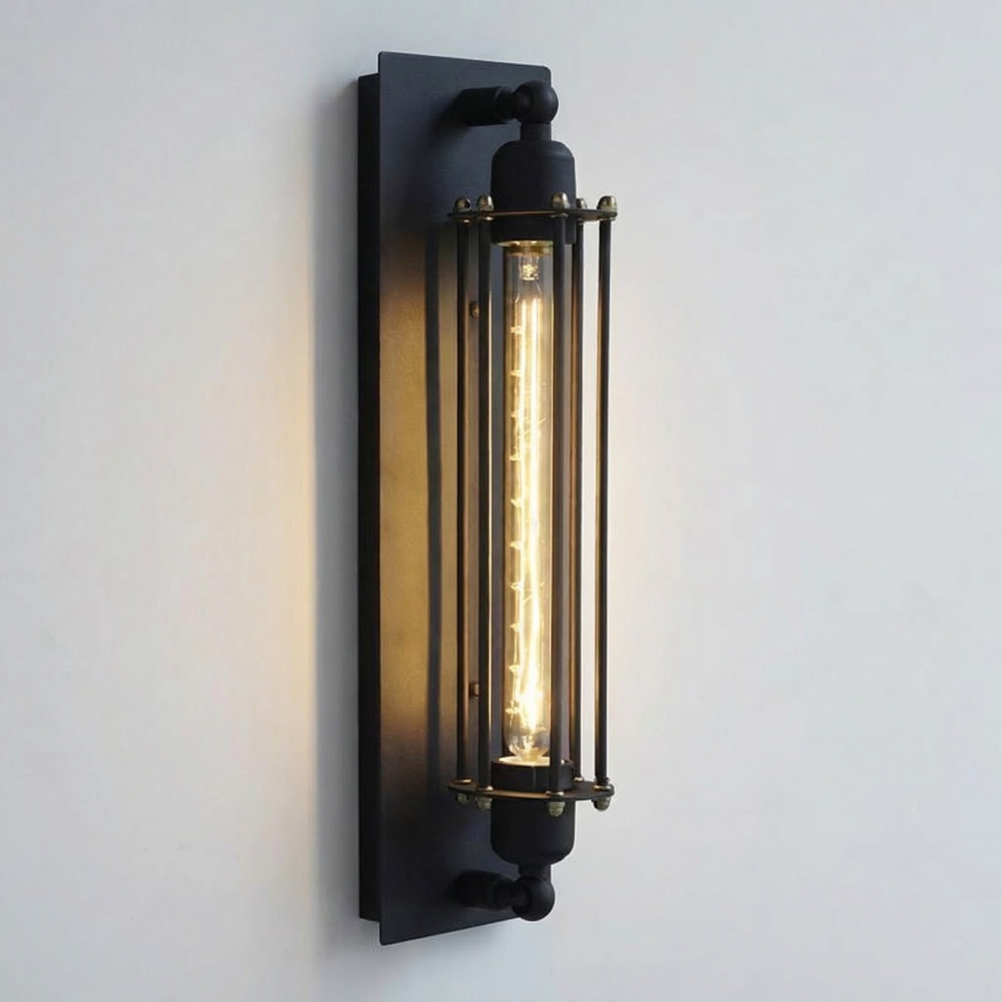 Belmora – Applique murale LED Cage en fer