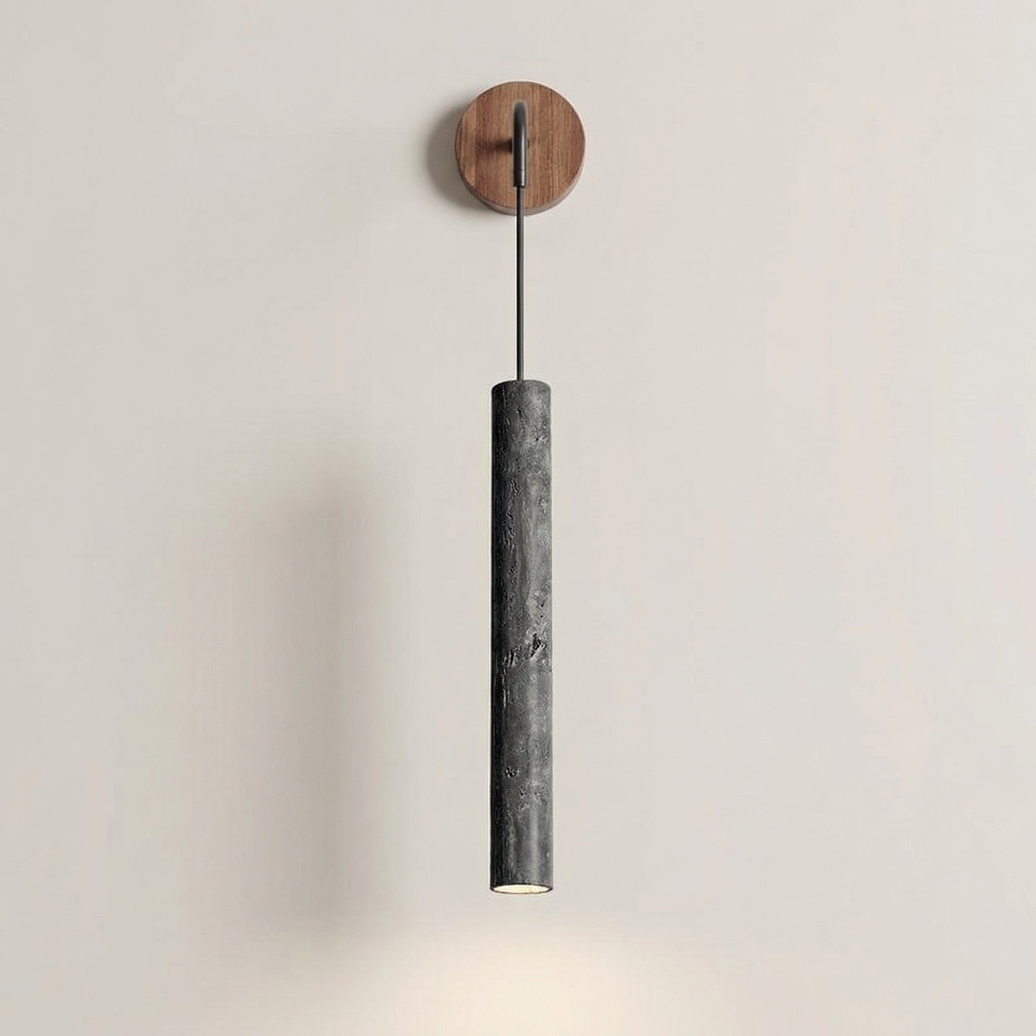 Trowen - Travertine Tube Wall Lamp 30cm