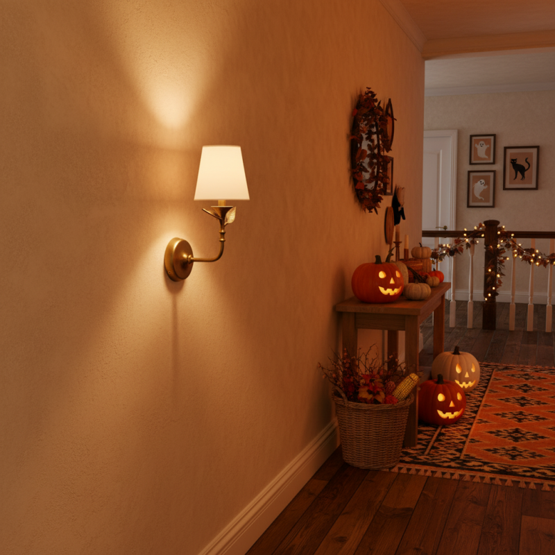 Ferraune – Antique Brass Rustic Forged Wall Light