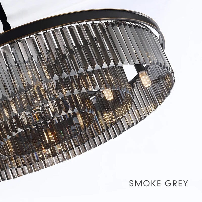 Tavorell – Skulpturel Glasglobelysekrone