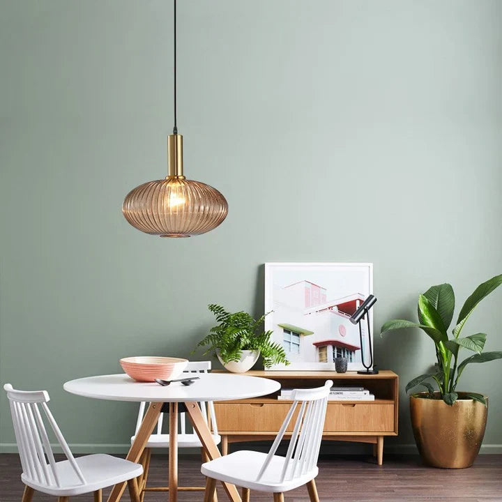 Ezryn - Nordic Colorful Glass Retro Pendant Light