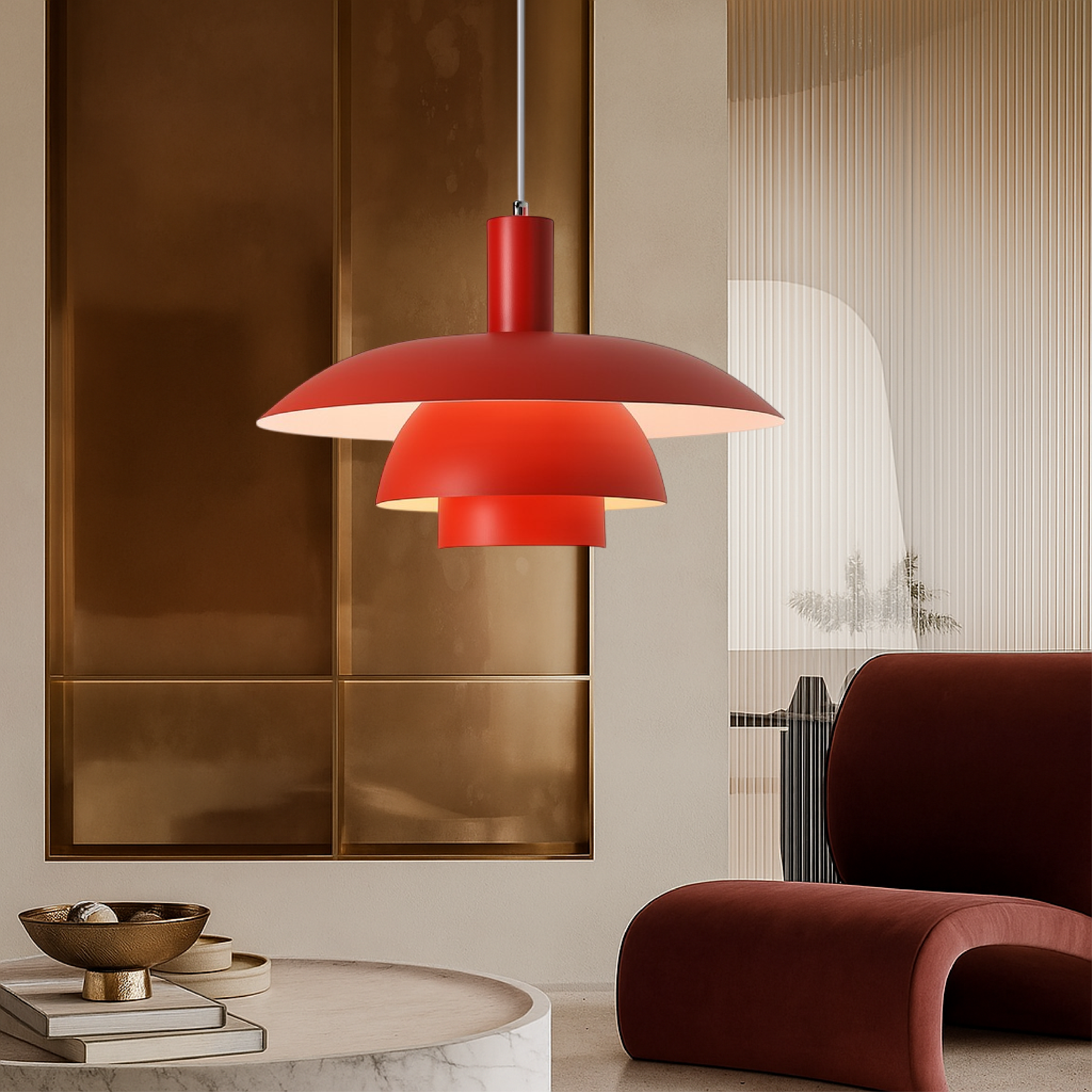 Avura – Lámpara Colgante Escandinava LED Minimalista