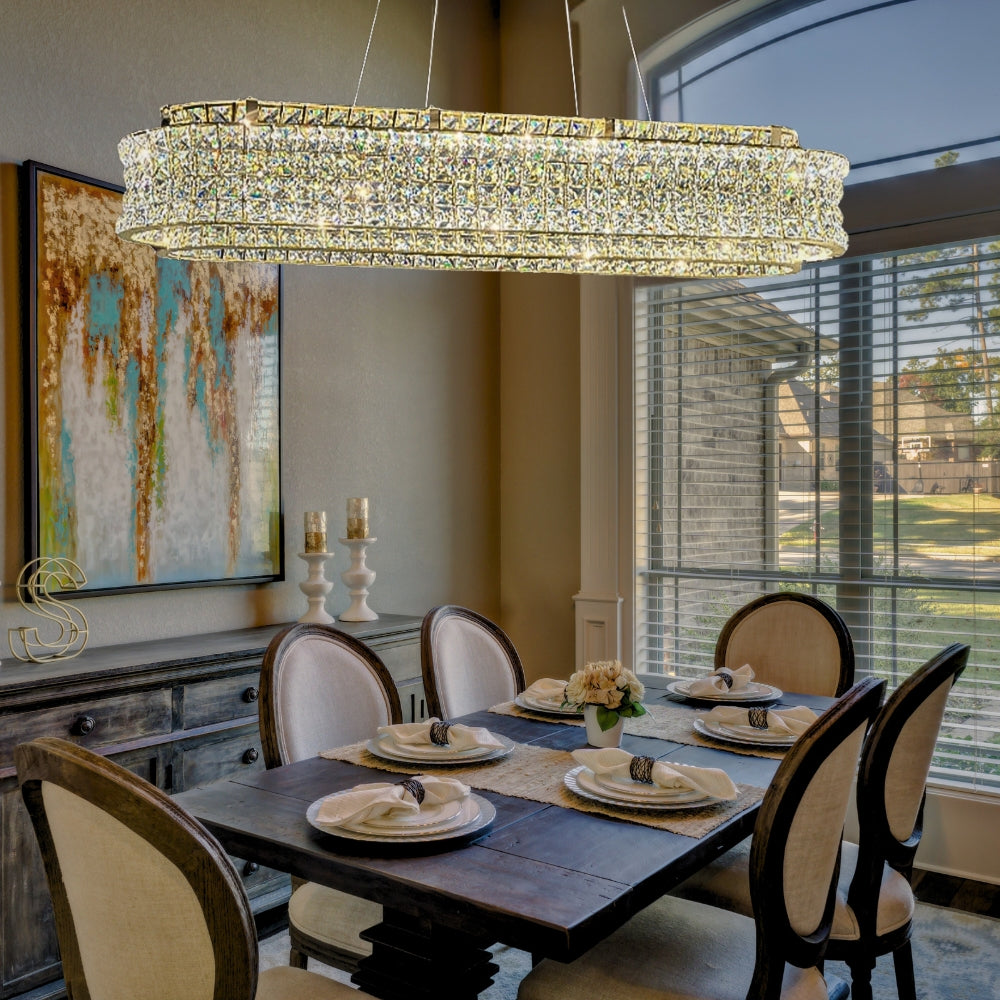 Caeloria – Candelabro Nórdico de Cristal Transparente