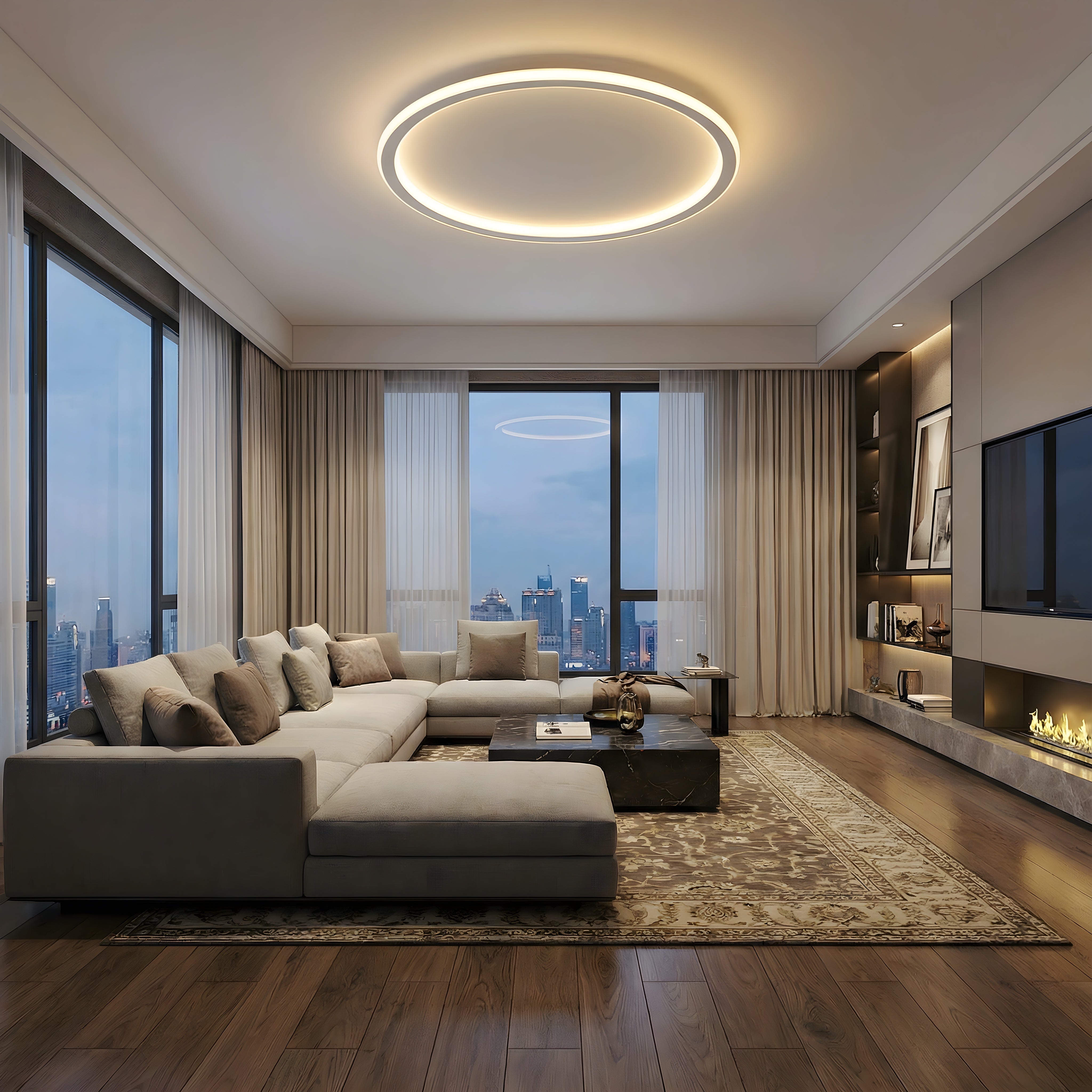 Nemura – LED Ceiling Light With Circular Diffuser