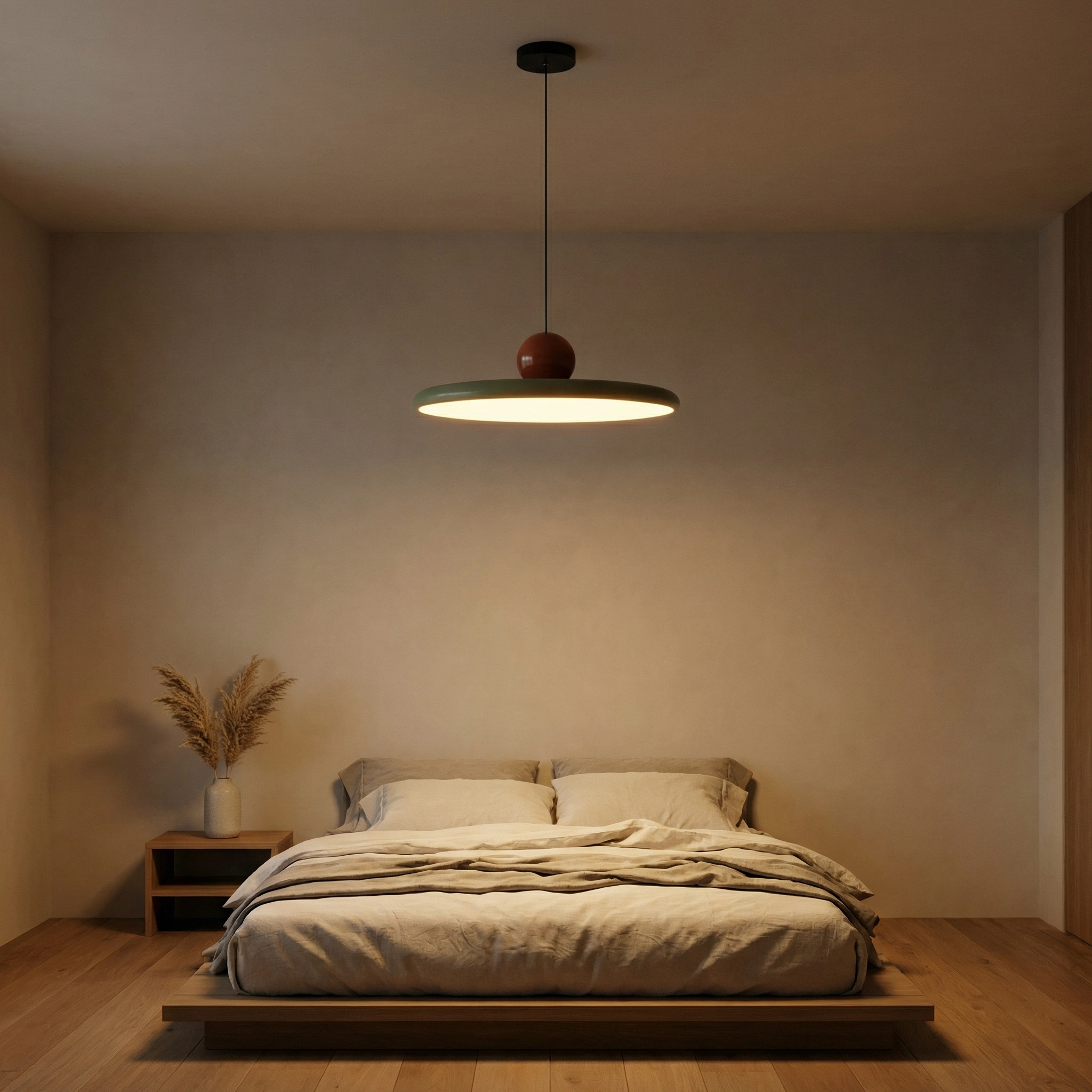 Clarion – závěsné skleněné svítidlo Bauhaus