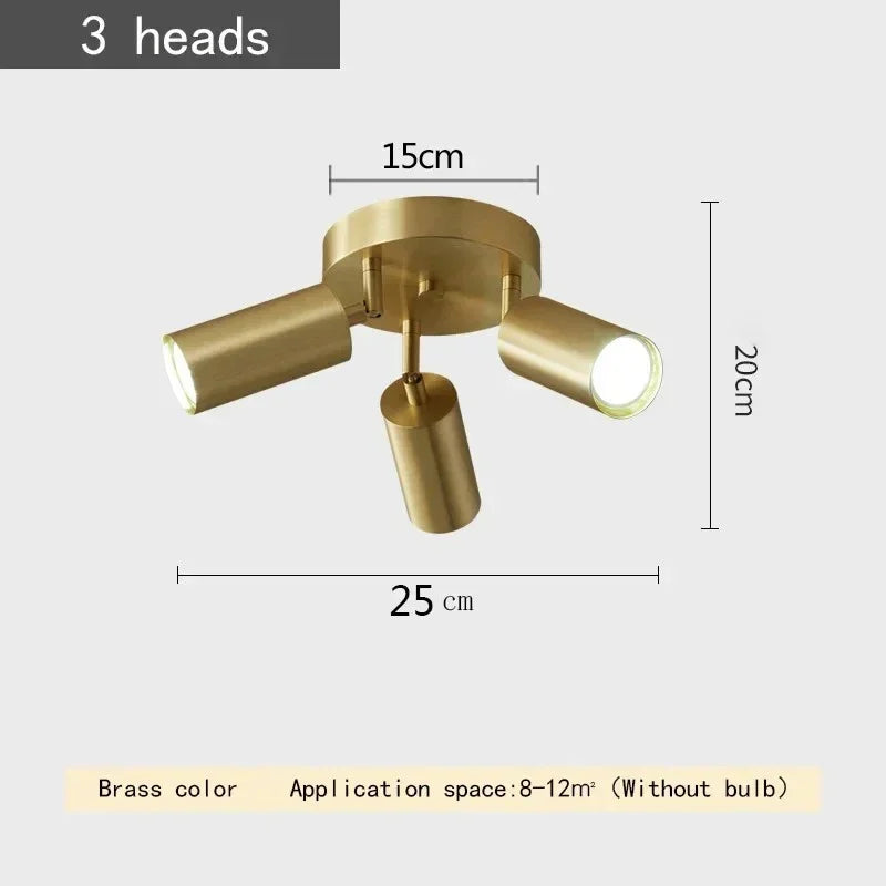 Gildora – Egyszerű, állítható mennyezeti lámpa