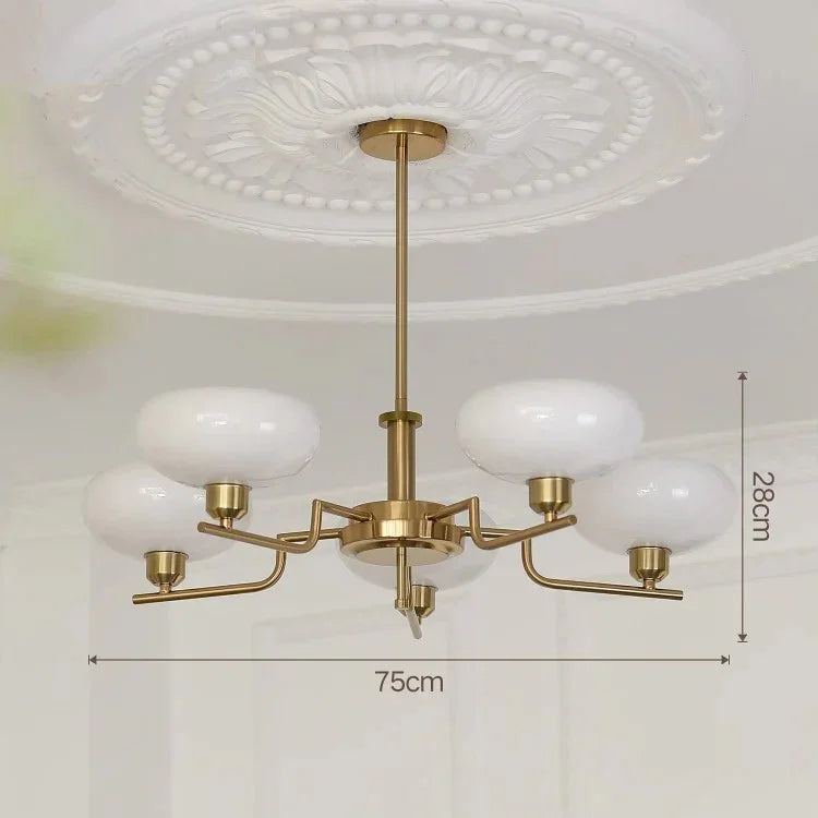 Nyvora - Kunstnerisk Lagdelt Glas Loftslampe