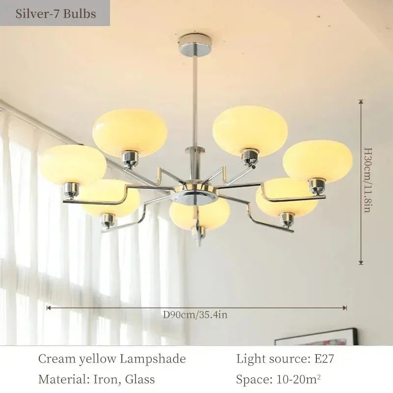 Nyvora - Kunstnerisk Lagdelt Glas Loftslampe