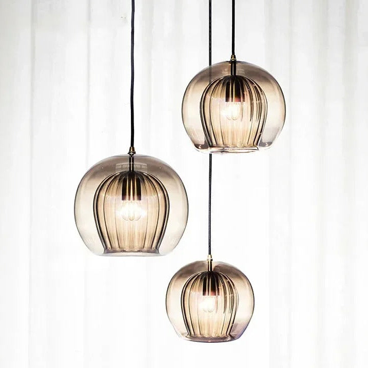 Calendra - Suspension globe en verre