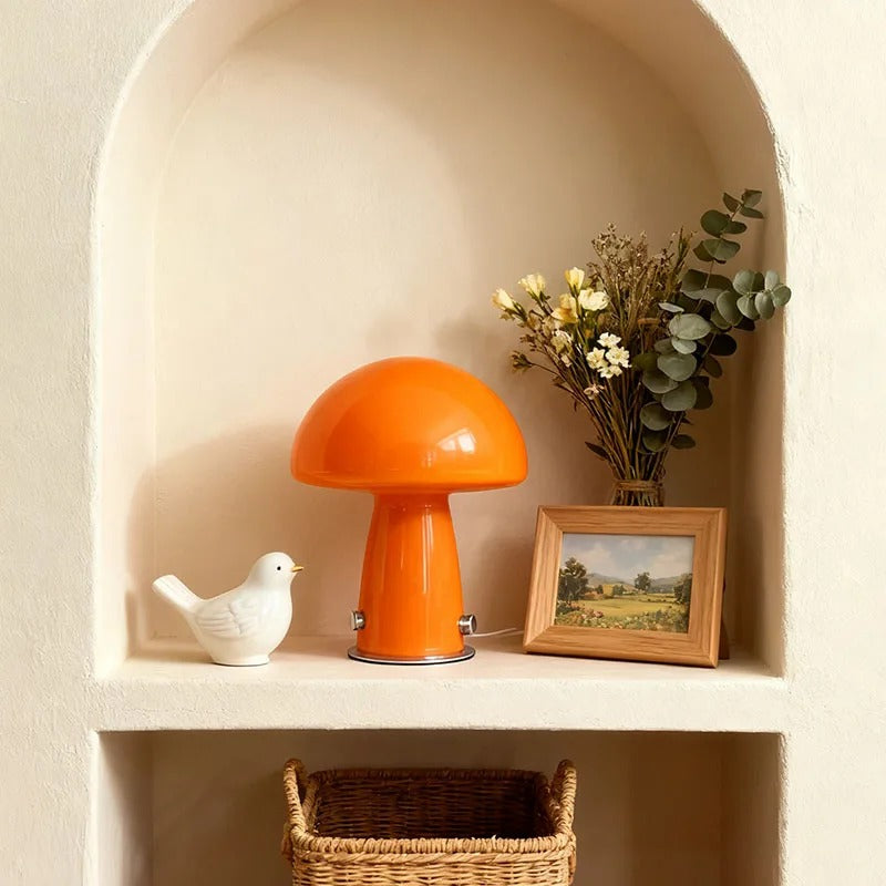 Minara - Lampada da tavolo a fungo in vetro