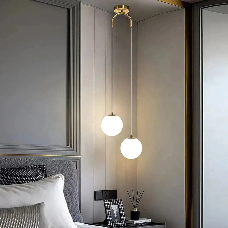 Aurellis - Suspension LED en verre
