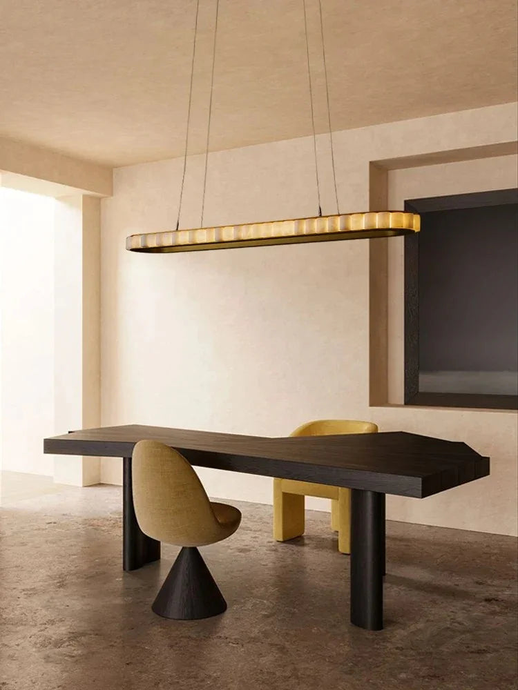 Ovallure – Kortárs ovális márvány függeszték csillár