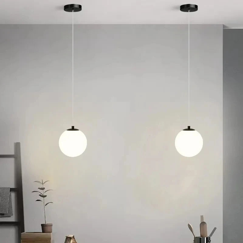 Aurellis - Suspension LED en verre