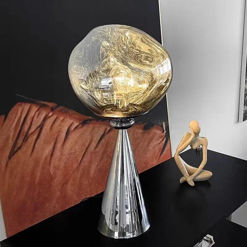 Vireya – Textured Lava-Inspired Modern Floor Lamp