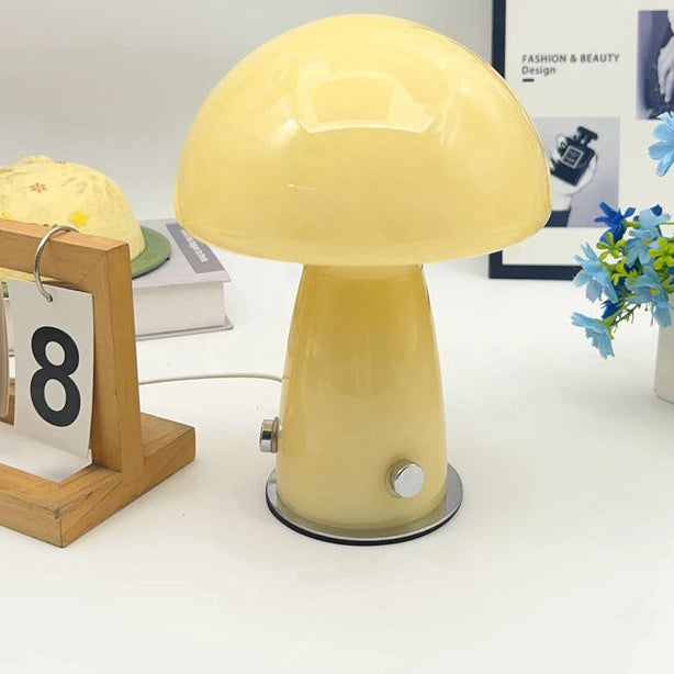 Minara - Lampada da tavolo a fungo in vetro