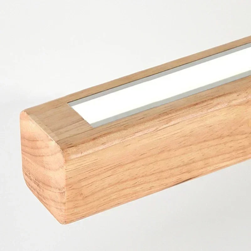 Ivalen - Suspension linéaire LED en bois
