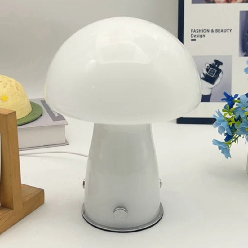 Minara - Lampada da tavolo a fungo in vetro