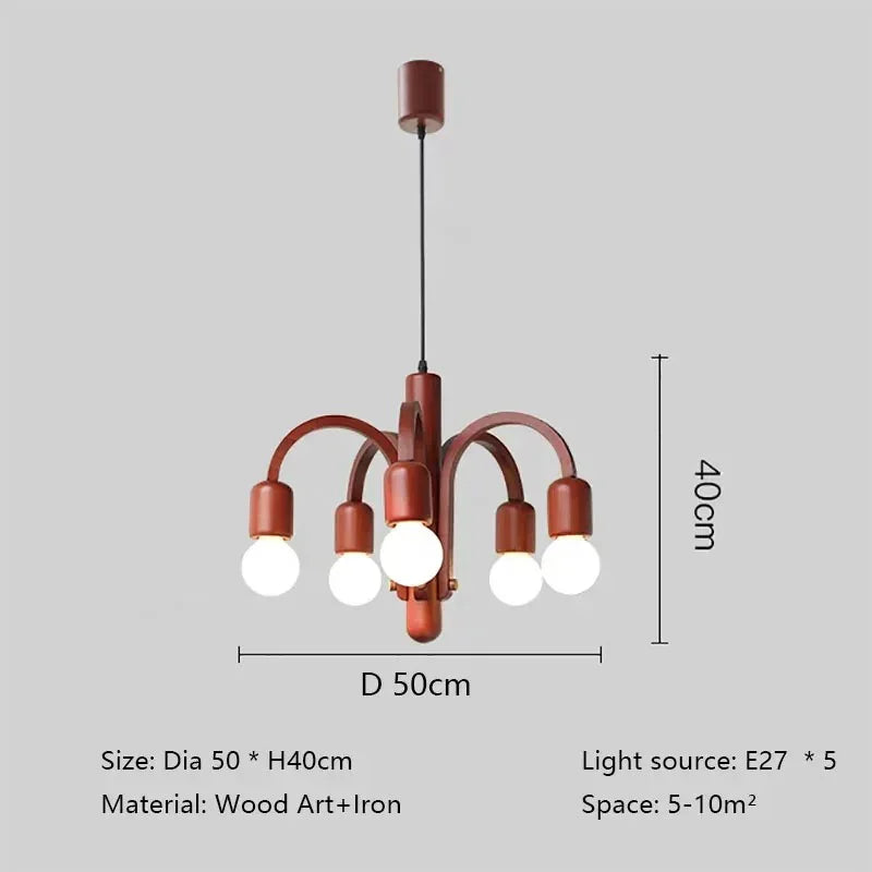 Elyvora – Sculptural Contemporary Pendant Chandelier